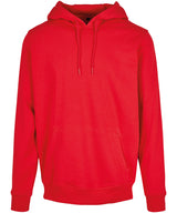 Build Your Brand Heavy Cotton Blend Hoodie - City Red / XS - Hoodies