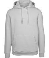 Build Your Brand Heavy Cotton Blend Hoodie - Light Asphalt / S - Hoodies