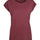 Build Your Brand Womens Extended Shoulder Tee Cherry