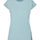 Build Your Brand Womens Extended Shoulder Tee Ocean Blue