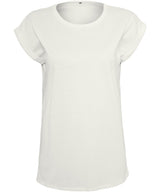 Build Your Brand Womens Extended Shoulder Tee Ready For Dye - XS - T-Shirts