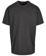 Build Your Brand Heavy Oversized Tee Charcoal - XS - T-Shirts
