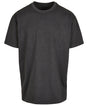 Build Your Brand Heavy Oversized Tee Charcoal