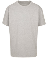 Build Your Brand Heavy Oversized Tee Grey - S - T-Shirts
