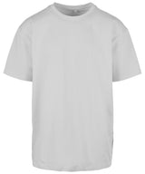 Build Your Brand Heavy Oversized Tee Light Asphalt - XS - T-Shirts