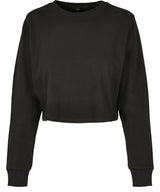 Build Your Brand Women’S Terry Cropped Crew