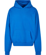 Build Your Brand Ultra Heavy Hoodie Cobalt Blue - M - Hoodies