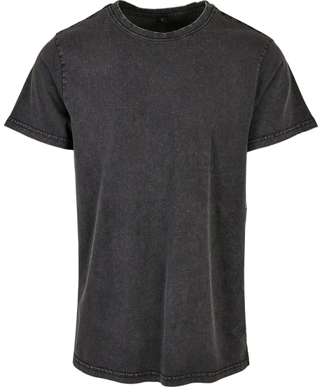 Build Your Brand Acid washed round neck tee