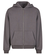 Build Your Brand Fluffy Zip Hoodie