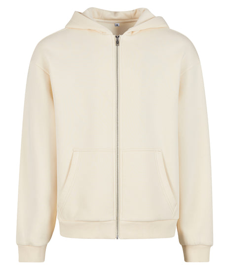 Build Your Brand Fluffy Zip Hoodie