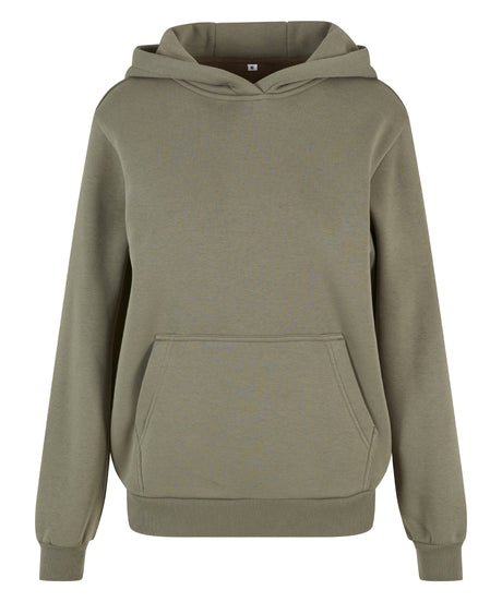 Build Your Brand Women’s Fluffy Hoodie