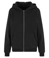 Build Your Brand Women’s Fluffy Zip Hoodie
