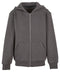 Build Your Brand Kids Fluffy Zip Hoodie