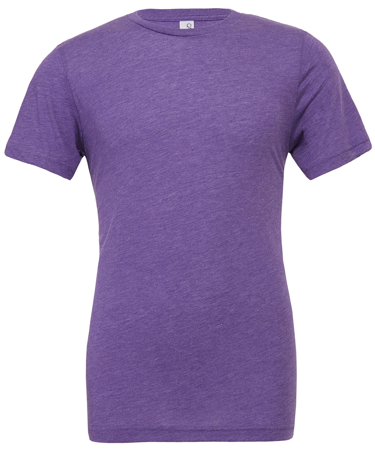 Bella Canvas Unisex triblend crew neck t-shirt Purple Triblend