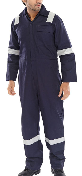 Click Fire Retardant Nordic Design Boilersuit - Navy Blue / 36 - Boilersuits
