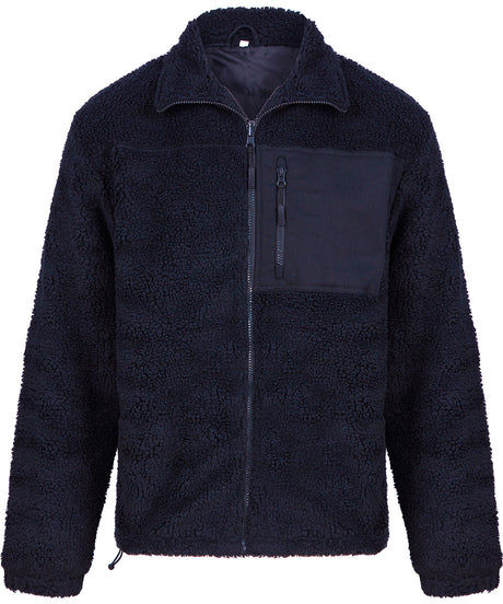 Front Row Recycled sherpa fleece