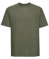 Russell Super Ringspun Classic T-Shirt Olive - XS - T-Shirts