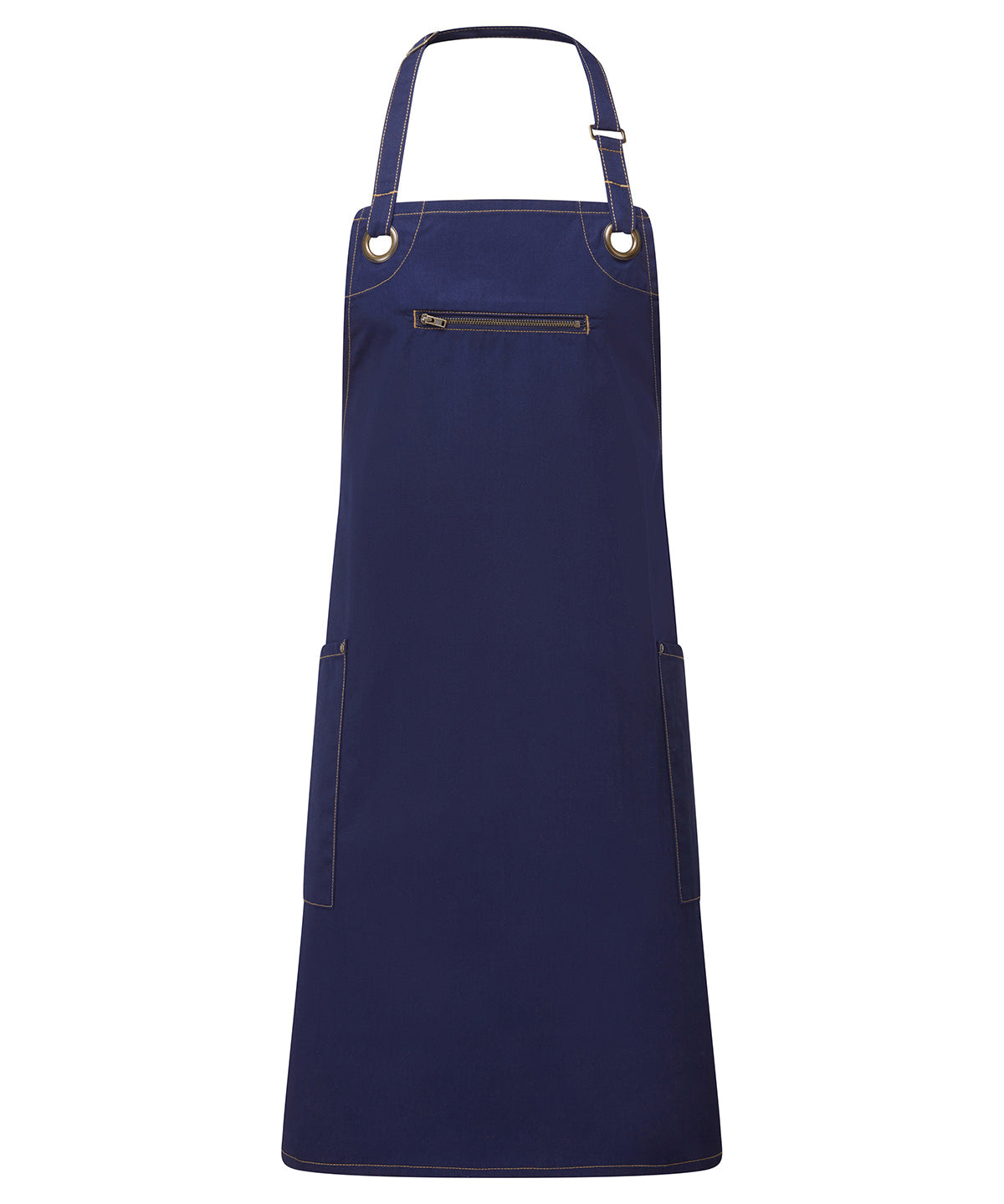 Premier ‘Barley’ Contrast Stitch Bib Apron