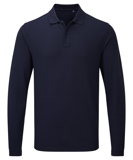 Premier ‘Essential’ unisex long sleeve workwear polo shirt