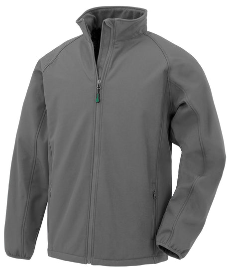Result Men's recycled 2-layer printable softshell jacket