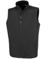Result Men's recycled 2-layer printable softshell bodywarmer