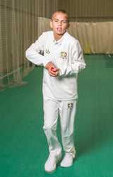 Chadwicks 892 - Radial Cricket Jumper Ivory Youth