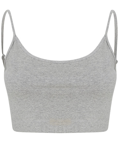 SF Womens Sustainable Fashion Cropped Cami Top With Adjustable Straps