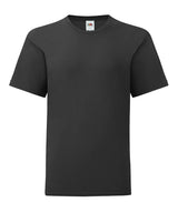 Fruit of the Loom Kids iconic 150 T Black - 3/4 Years - T-Shirts