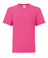 Fruit of the Loom Kids iconic 150 T Fuchsia - 5/6 Years - T-Shirts
