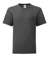 Fruit of the Loom Kids iconic 150 T Light Graphite - 3/4 Years - T-Shirts