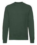 Fruit of the Loom Classic 80/20 set-in sweatshirt Bottle Green - S - Sweatshirts