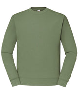 Fruit of the Loom Classic 80/20 set-in sweatshirt Olive - S - Sweatshirts