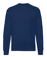 Fruit of the Loom Classic 80/20 Set-In Sweatshirt Navy - S - Sweatshirts