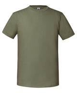 Fruit of the Loom Iconic 195 ringspun premium T Classic Olive - S - T-Shirts