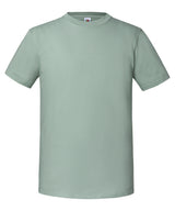 Fruit of the Loom Iconic 195 ringspun premium T Sage - S - T-Shirts