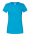Fruit of the Loom Womens Iconic 195 ringspun premium t-shirt Azure Blue