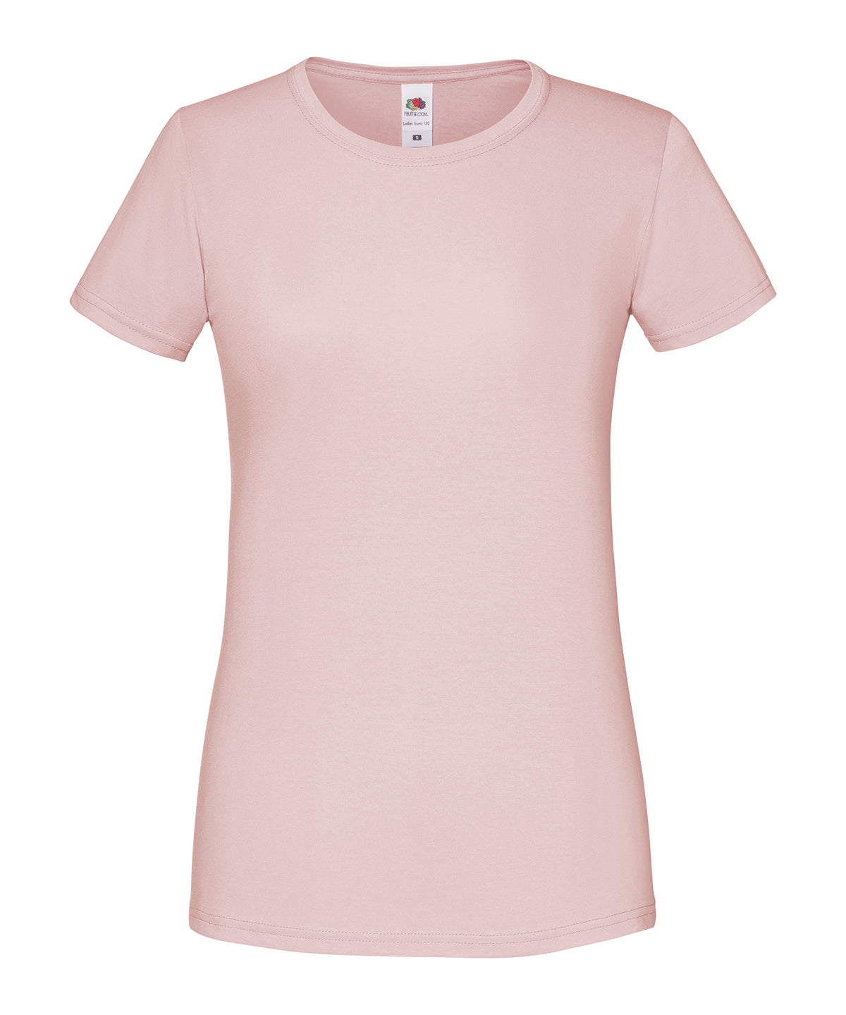 Fruit of the Loom Womens iconic T Powder Rose