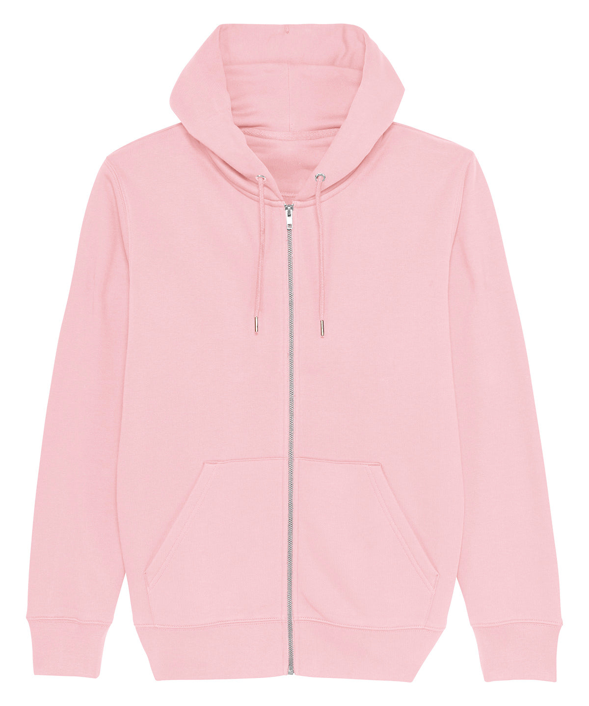 Stanley/Stella Cultivator, Unisex Iconic Zip-Thru Hoodie Sweatshirt  Cotton Pink