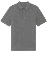 Stanley/Stella Prepster Unisex Short Sleeve Polo - Black Heather Mid Grey / XXS - Shirts