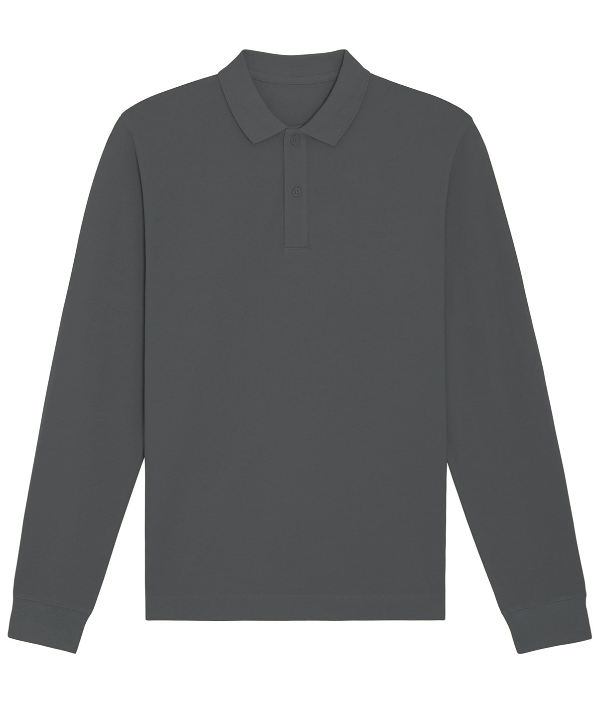 Stanley/Stella Prepster Long Sleeve Unisex Polo Anthracite