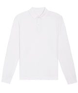 Stanley/Stella Prepster Long Sleeve Unisex Polo White - XXS - Shirts
