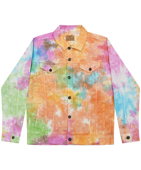 Colortone Tie-dye denim jacket