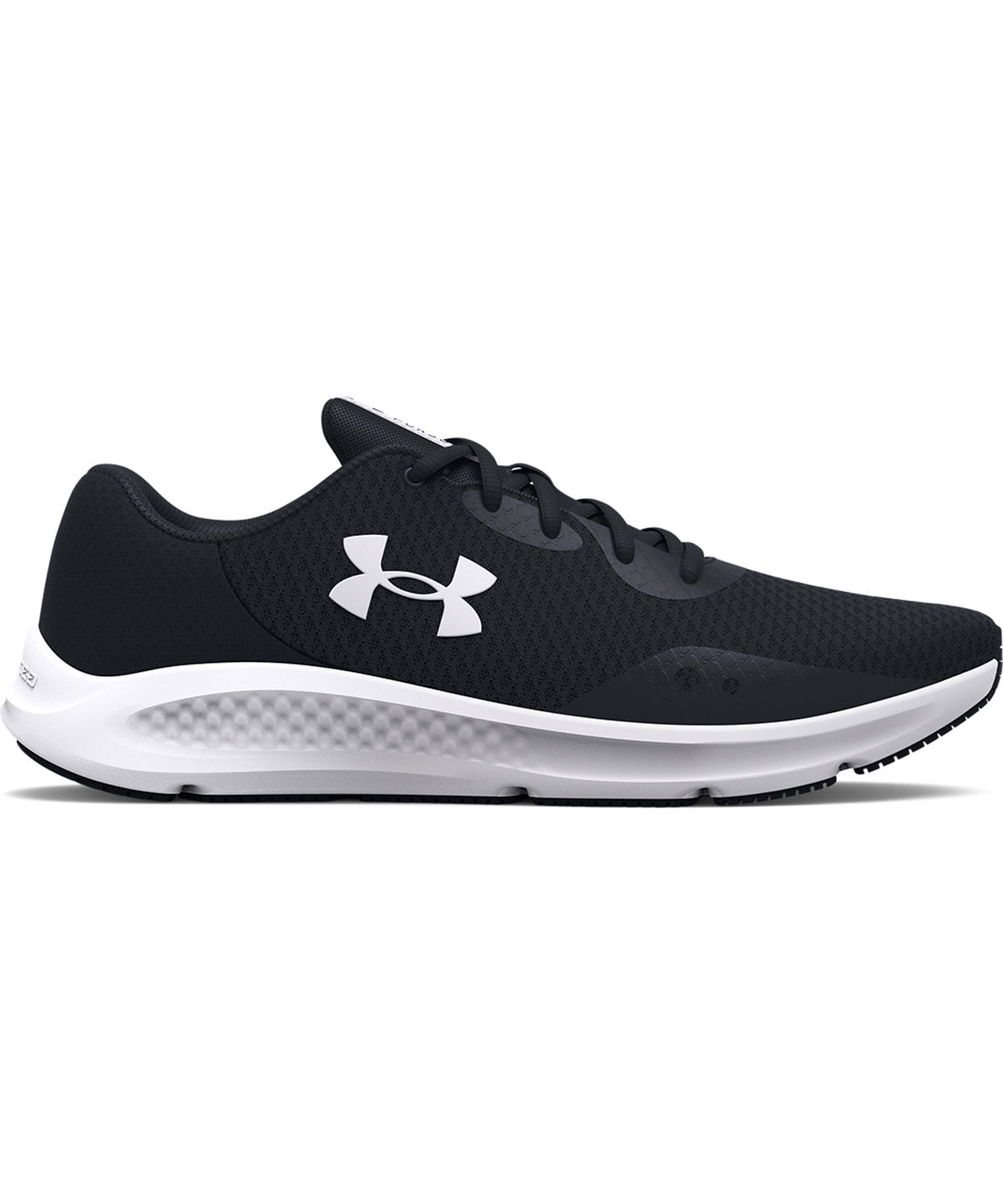 Under Armour Women’s Charged Pursuit 3 Trainers - Black/Black/White / 5 - Footwear