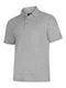 Uneek UC108 - Deluxe Polo Shirt Heather Grey - Shirts: Gray
