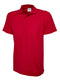 Uneek UC114 - Mens Ultra Cotton Polo Shirt Red - Shirts