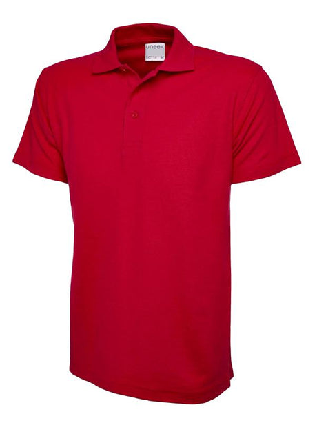 Uneek UC114 - Mens Ultra Cotton Polo Shirt Red