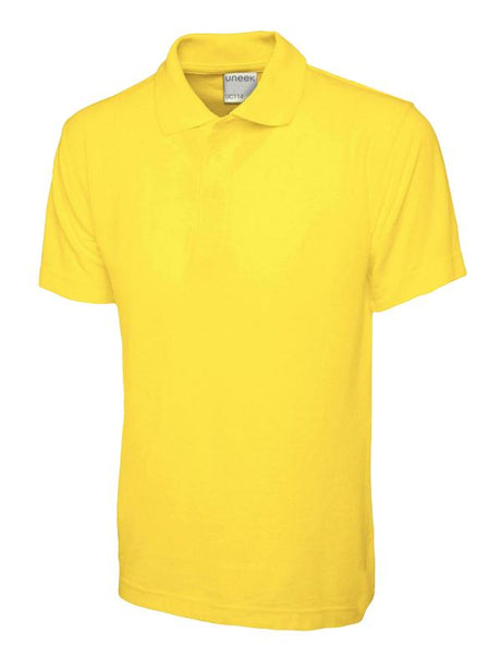 Uneek UC114 - Mens Ultra Cotton Polo Shirt Yellow