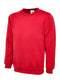 Uneek UC203 - Classic Sweatshirt Red - Sweatshirts