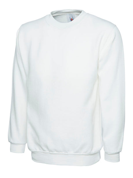 Uneek UC203 - Classic Sweatshirt White