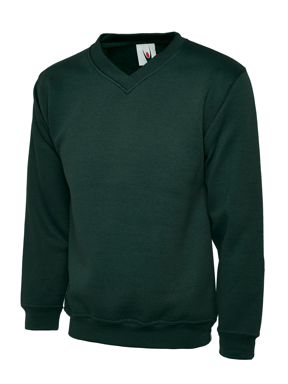 Uneek UC206 - Childrens V Neck Sweatshirt - Sweatshirts: Green